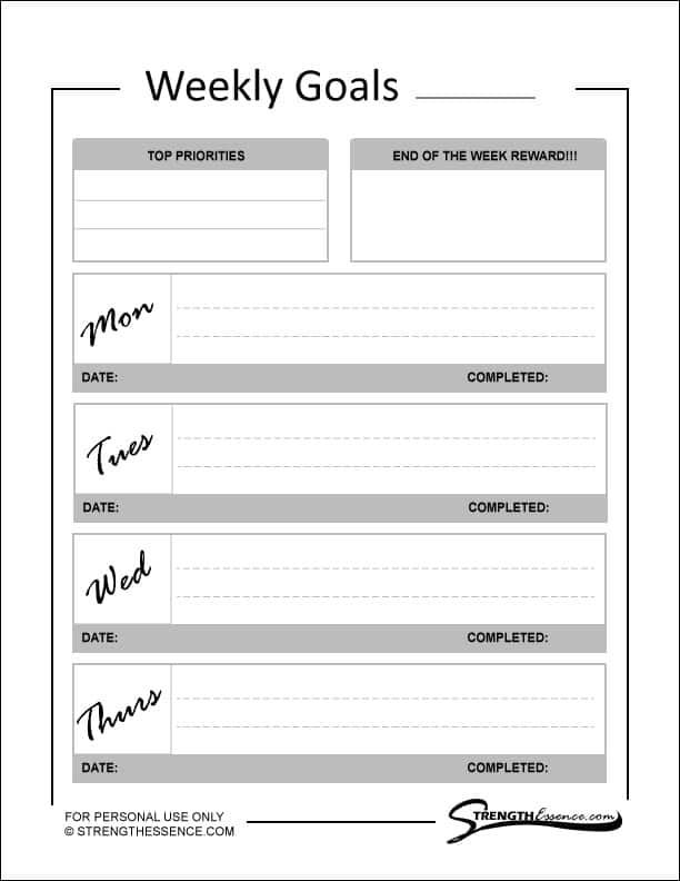  FREE Printable 2020 Goal Tracker PDF Template Download Now