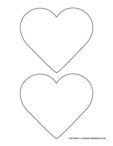 14+ FREE HEART Shape Outline Templates (Small, Medium, Large &amp; Wonky ...