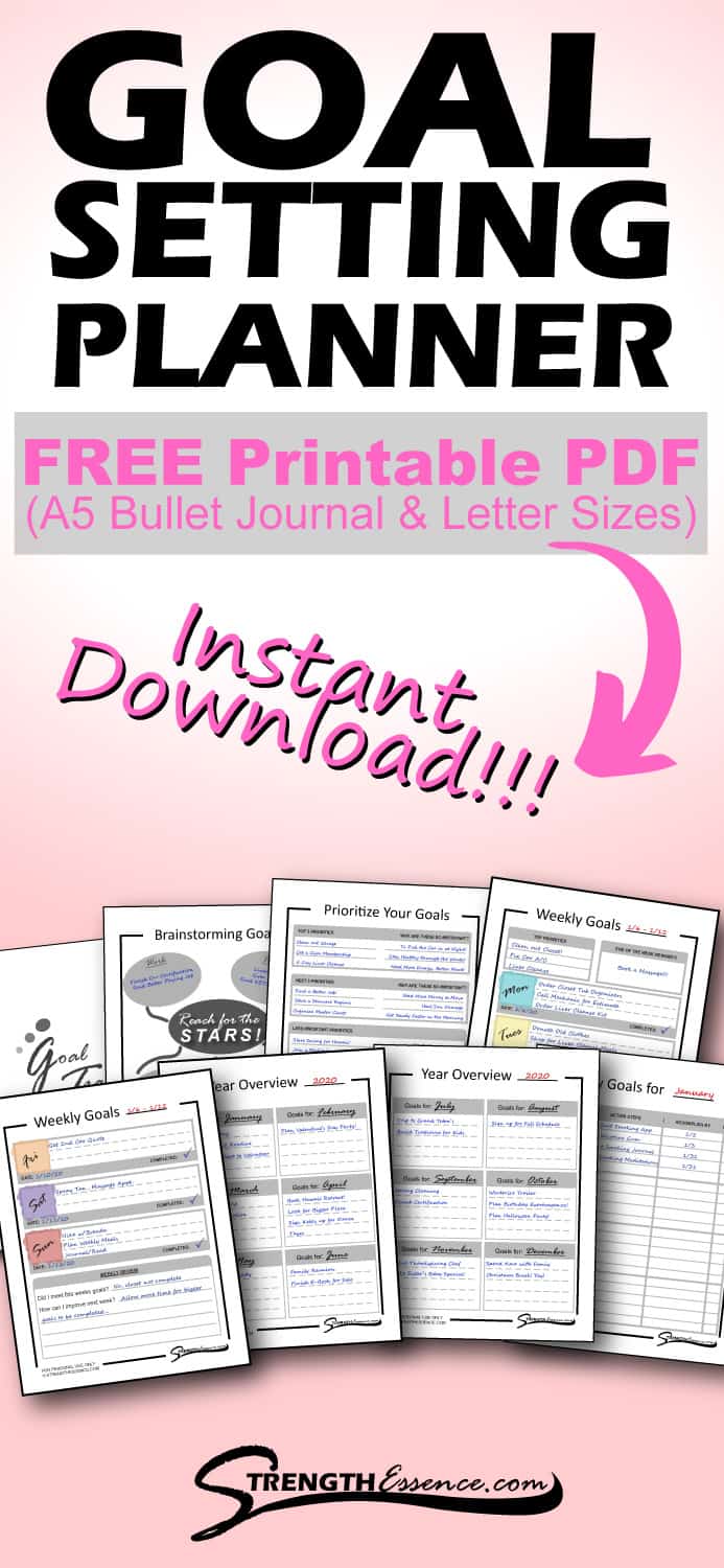 free-printable-goal-setting-worksheet-new-1 - Strength Essence