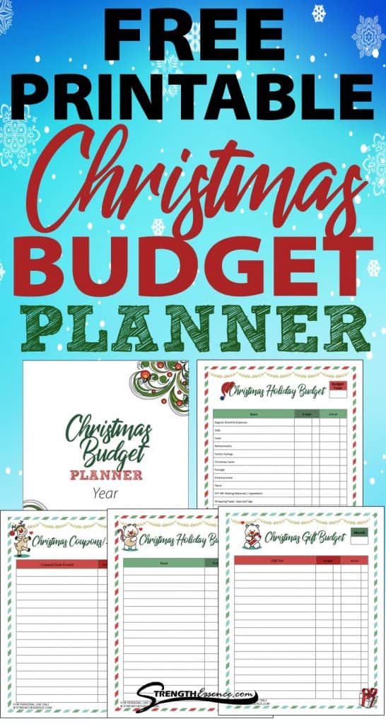 FREE Printable Christmas Budget Planner 2023 (PDF Download) - Strength ...