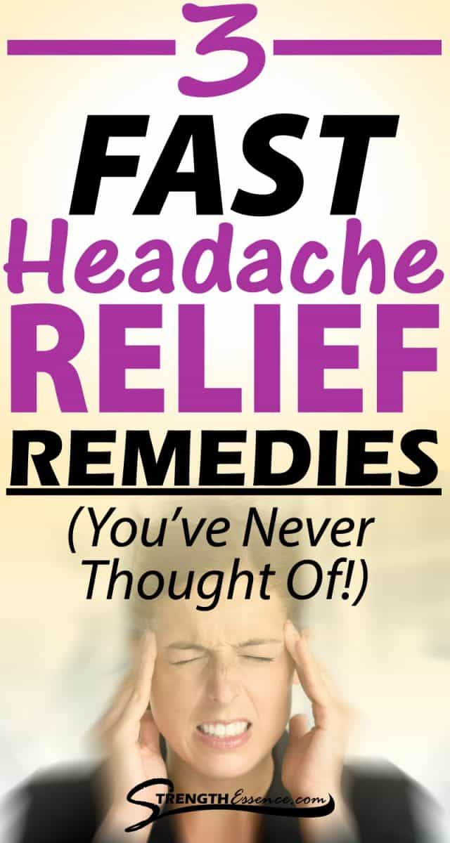 3 Natural HEADACHE Relief Remedies (You've Never Thought Of