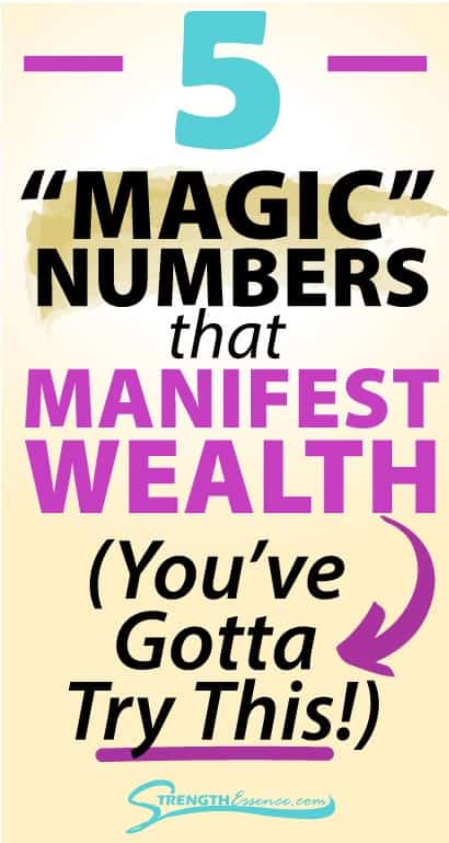 money numbers for manifestation and wealth